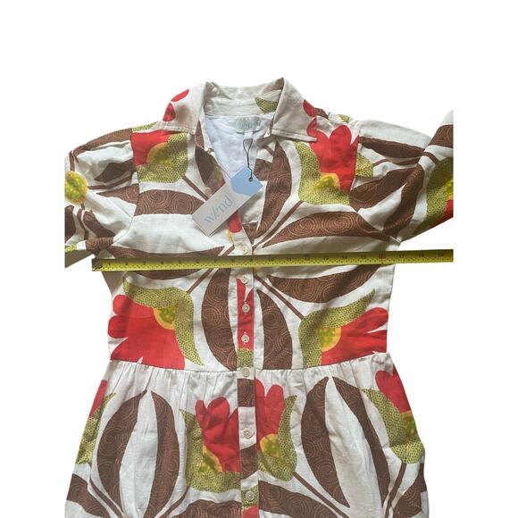 WKND Frock Floral Sorrento Maxi Button Up Dress Size XS Fit and Flare Resort - Picture 3 of 8